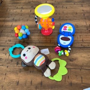 Monkey Baby Rattles Miscellaneous Toy Bag